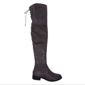 Pierre Dumas CITY Gray over the knee boots